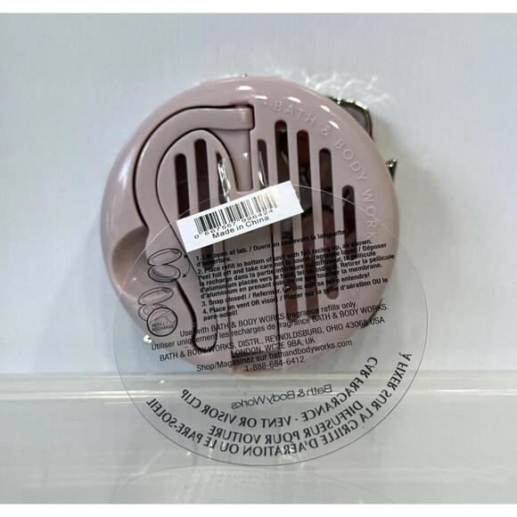 Bath & Body Works Luxe Florals Pink Flowers Scentportable Vent Visor CLIP Car - Picture 2 of 3